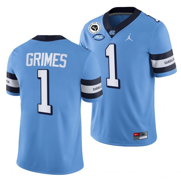 Tony Grimes North Carolina Tar Heels 2022-23 College Football Jersey Men's Blue #1 Uniform