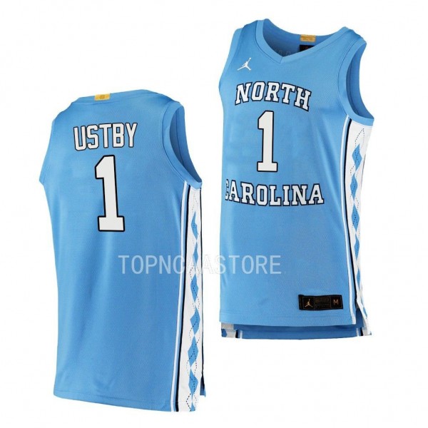 Alyssa Ustby Women's Basketball 2022-23 Jersey Blu...
