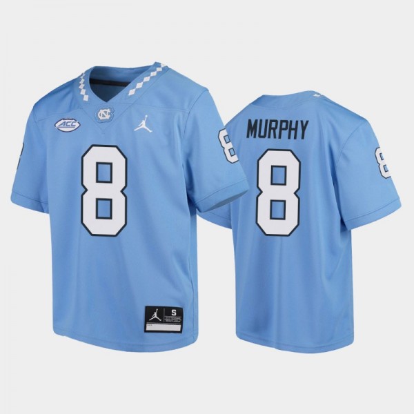 Youth North Carolina Tar Heels College Football #8 Myles Murphy Blue Team Replica Jersey