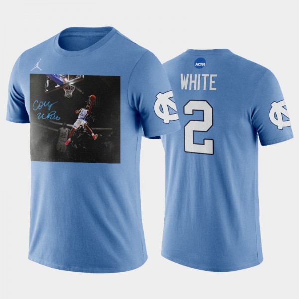 UNC Tar Heels college Basketball Coby White #2 Pla...