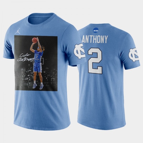 UNC Tar Heels college Basketball Cole Anthony #2 P...