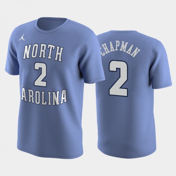 North Carolina Tar Heels College Football Don Chapman #2 Replica Future Star Blue T-Shirt