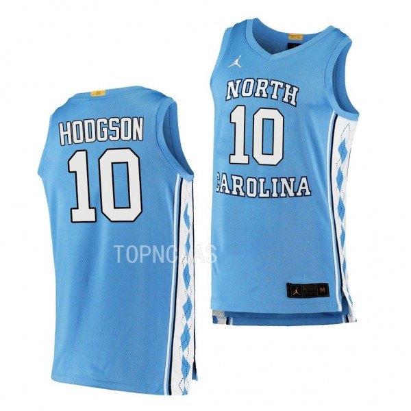 Eva Hodgson North Carolina Tar Heels #10 Blue Women's Basketball Jersey 2022-23