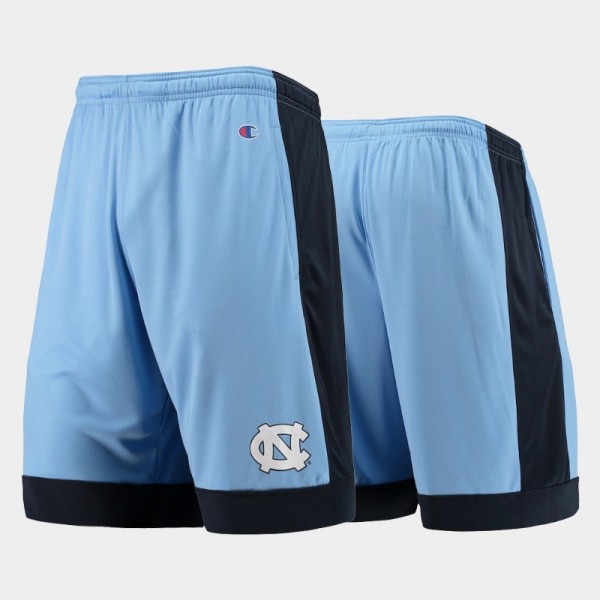 Men's North Carolina Tar Heels College Basketball Outline Carolina Blue Shorts