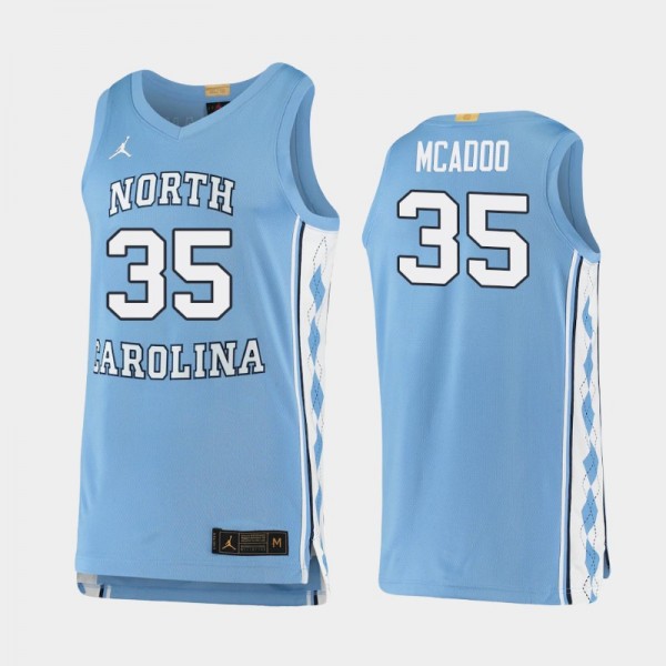 North Carolina Tar Heels Men's Basketball Ryan McAdoo #35 Carolina Blue Alumni Limited Jersey