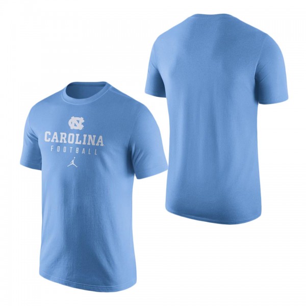 North Carolina Tar Heels Jordan Brand Team Issue Performance T-Shirt Carolina Blue