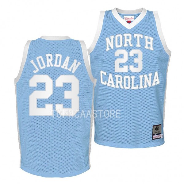 North Carolina Tar Heels Michael Jordan Throwback NCAA Basketball Jersey Youth Blue