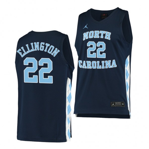 North Carolina Tar Heels Wayne Ellington #22 Navy ...