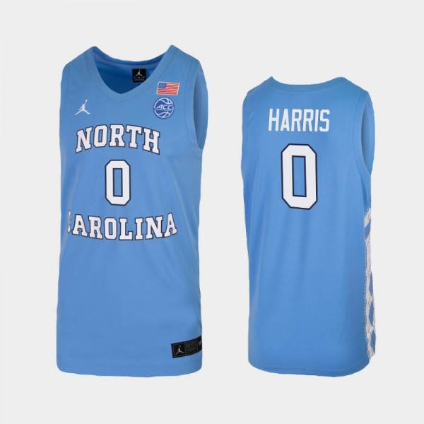 Women's Basketball UNC Tar Heels Anthony Harris #0 Blue Replica Jersey