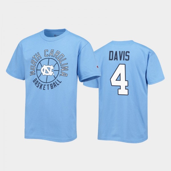 Youth North Carolina Tar Heels RJ Davis #4 Basketb...